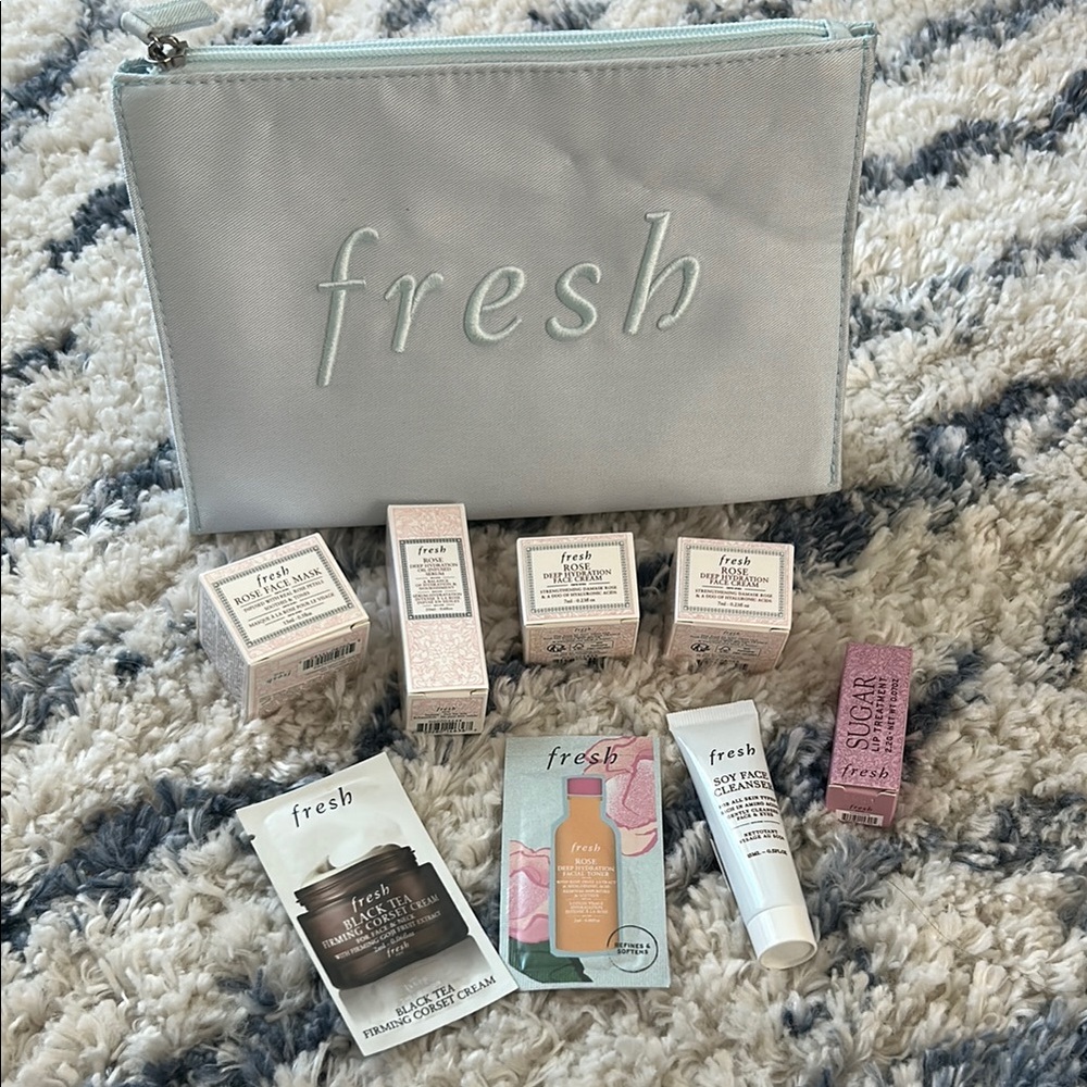 Fresh serums, creams, masks, treatments